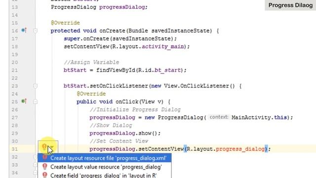 How to Implement Progress Dialog in Android Studio | ProgressDialog | Android Coding смотреть онлайн