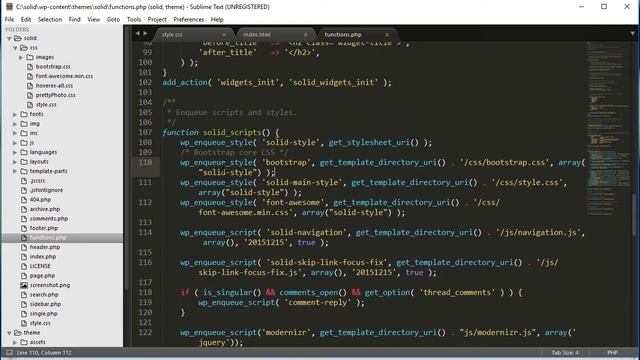 Wordpress создание темы - Урок 3 подключение css, js. Работаем c header.php смотреть онлайн