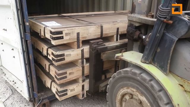 Перегрузка листового металла. Перегрузка грузов в Москве. смотреть онлайн