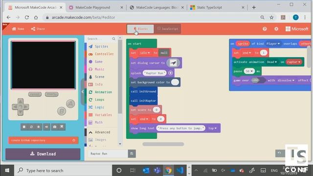 MakeCode Arcade with Static TypeScript - Tom Ball & Holly Mitchell смотреть онлайн