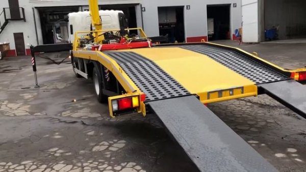 Обзор Isuzu NQR90 ELF 9,5 эвакуатор с КМУ HYVA 110 @isuzumoscow