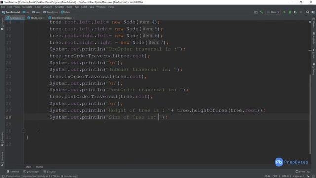 Find Height + Size of a tree || DSA with java #codewithus #javatutorial смотреть онлайн