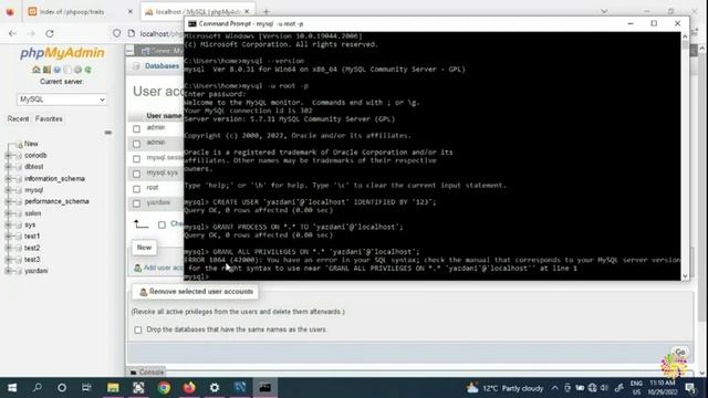 11. MySQL From basic to black belt | Part 2 - Create Username via Command Line (CLI) смотреть онлайн