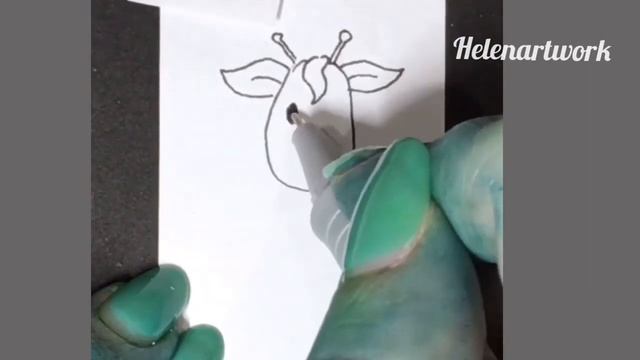 Рисуем жирафа смотреть онлайн