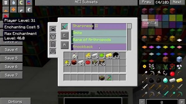 Minecraft Mod: " Enchanting Plus Mod 1.7.10 "