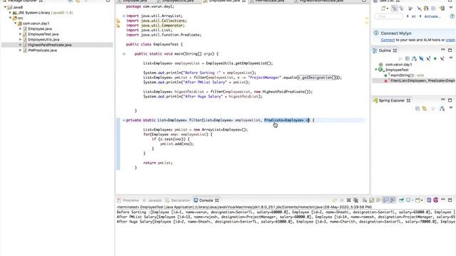2.5 How to replace predicate with Lamda expression смотреть онлайн