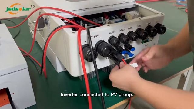 380V 12KW Solar Power System Testing With Deye Grid-tied Hybrid Inverter And 10KWh Lithium Battery