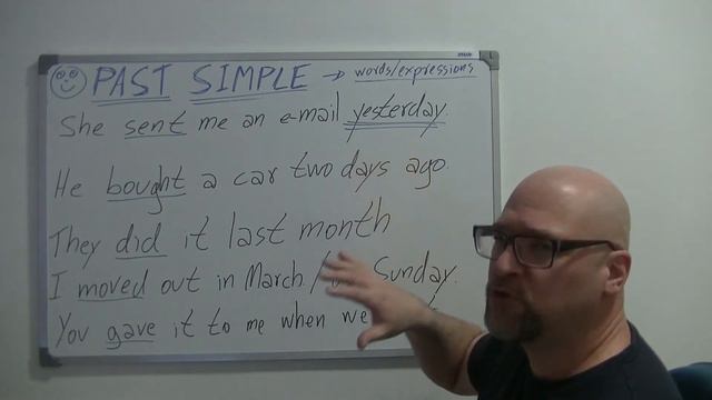 Past Simple - words/expressions смотреть онлайн