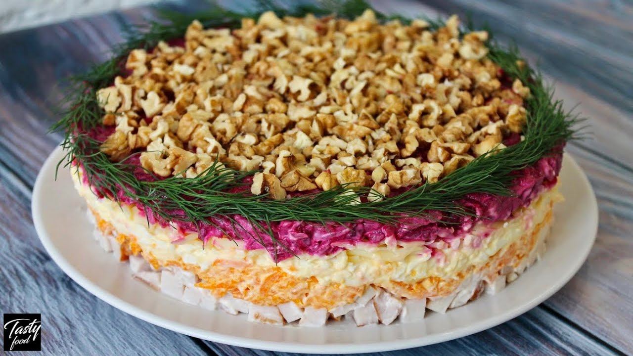 Салат "Генерал" Главный Салат Новогоднего Стола смотреть онлайн