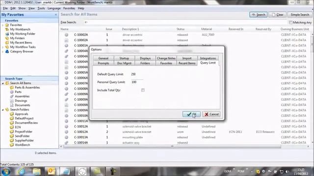 DDM PDM / PLM UI - Restrict Search Results смотреть онлайн