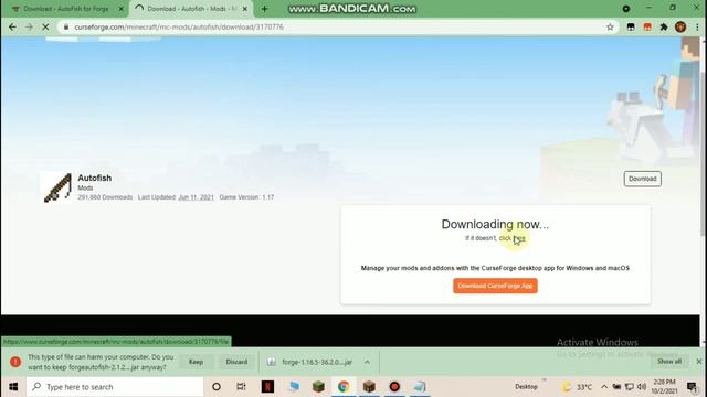 Minecraft AutoFish 1.16.5 смотреть онлайн