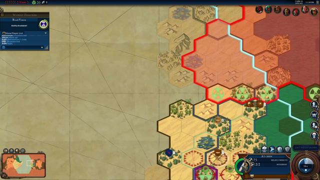 Wanderers. Small pangaea. Civilization 6 Red Death смотреть онлайн