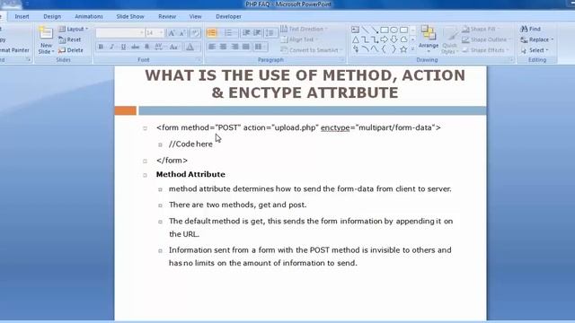 What is the use of method, action and enctype attribute in PHP Form Element смотреть онлайн