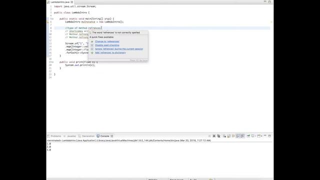 Java 8 part 4 - Method refrence (Arabic بالعربي ) смотреть онлайн