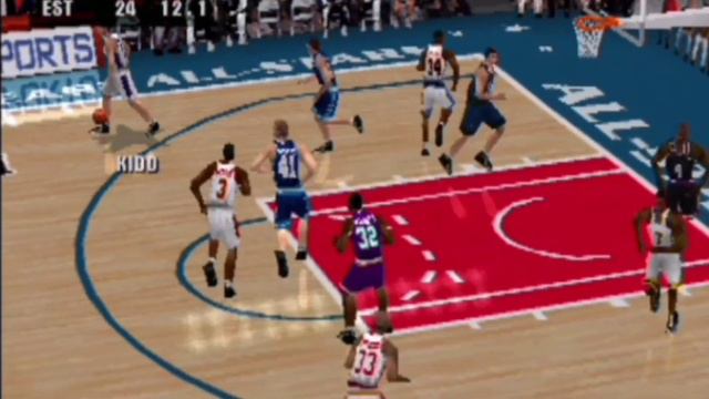 NBA LIVE 2003 ALL STAR GAME WEST VS EAST (PS1) GAMEPLAY смотреть онлайн
