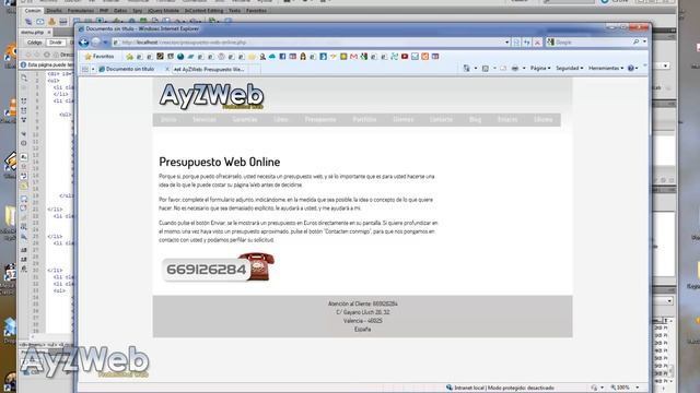 Cap 35: Crear Web con Dreamweaver, PHP, MySQL...apta para Navegadores, Pads y Móviles desde cero. смотреть онлайн