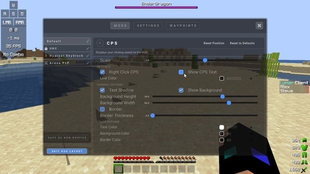 How to enable CPS on Lunar Client смотреть онлайн