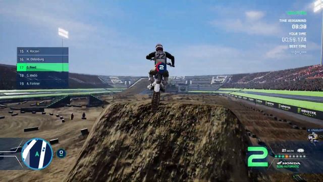Supercross The game 4 jumping Kicker ramp at monster cup 2011 смотреть онлайн