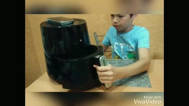 Готовим картошку фри в электрической аэрофритюрнице #аэрофритюрницаAF-118 #kids #картошкафри смотреть онлайн