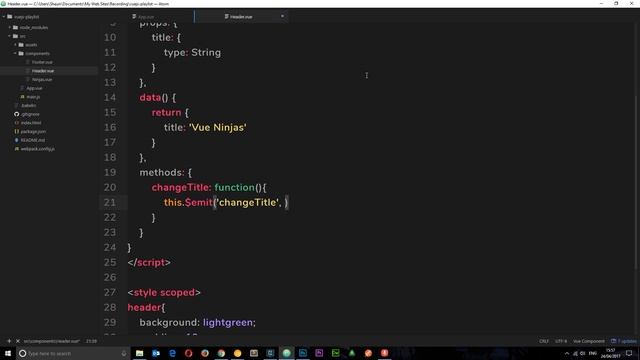 Vue JS 2 Tutorial #24 - Events (child to parent) смотреть онлайн
