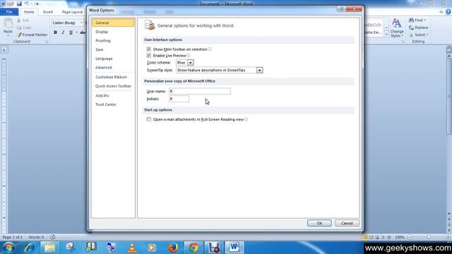 Microsoft Office Word 2010 Customize the Environment Using Word Options смотреть онлайн