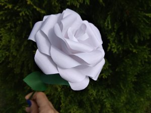 Пышная РОЗА ИЗ БУМАГИ. МК