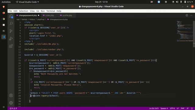 Part - 9 Learn PHP in Hindi | Change Password & Encryption of Password Functionality हिंदी में смотреть онлайн