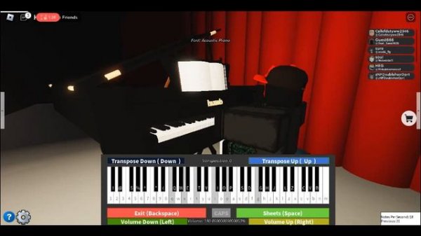 Roblox Digital Piano [Free Auto] Coldplay A Sky Full Of Stars