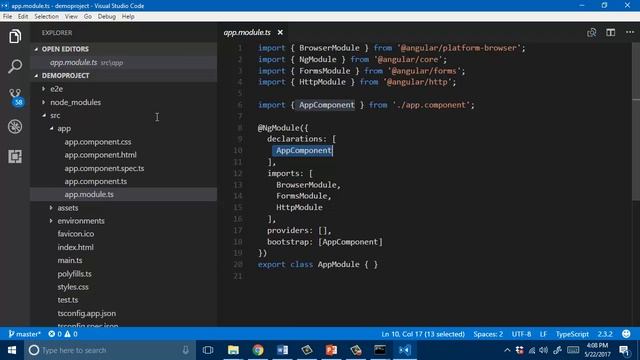 Angular 2 Tutorial:#4 - Creating an Angular app using angular-cli смотреть онлайн