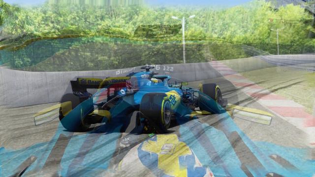 F1 Marcus Ericsson Formula Hybrid 2020 - Sauber Livery Lippo Village street Circuit onboard смотреть онлайн