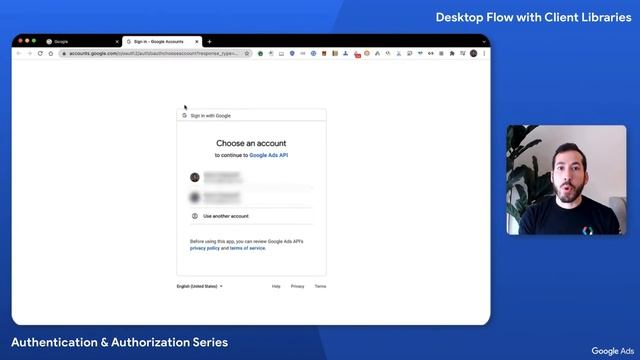 Google Ads API Auth Series - Desktop Flow with Client Libraries смотреть онлайн
