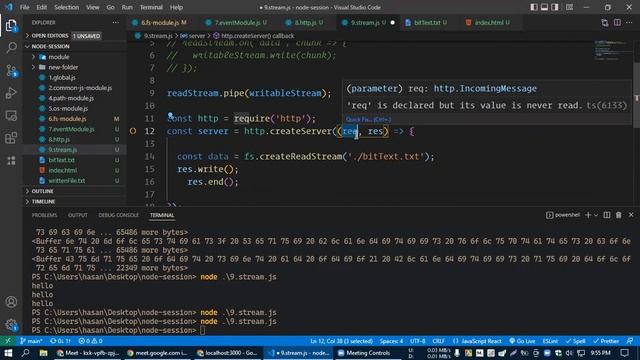 #5 Node: Stream and Buffer | Coding Club Bangladesh | Md. Rokibul Hasan смотреть онлайн
