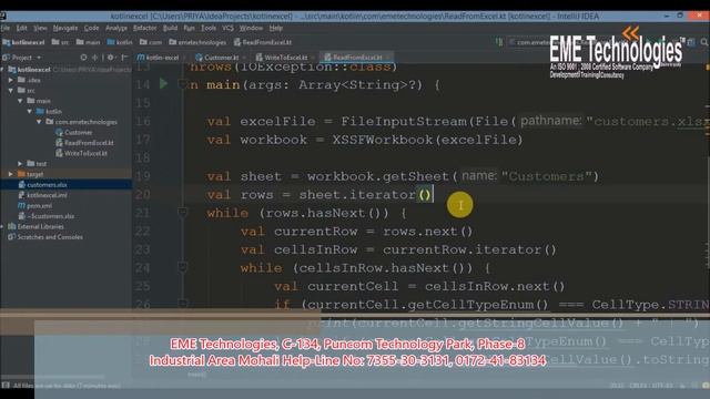 How to Read file from Excel | Kotlin Tutorial смотреть онлайн