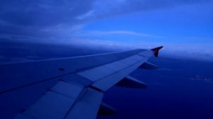 Вечерний взлет из Сочи A320 Red Wings