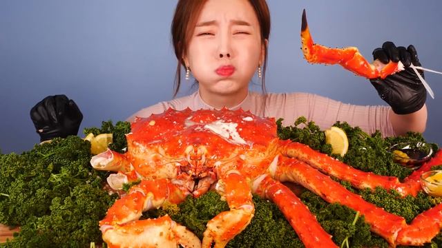 [Mukbang] 5.7KG 역대급 대왕 킹크랩?먹방! GIANT KING CRAB ASMR Eatingsound Eatingshow Ssoyoung