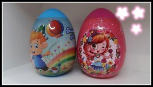 Распаковка ДВУХ больших яиц "Волшебная страна игрушек" для Девочек и Мальчиков