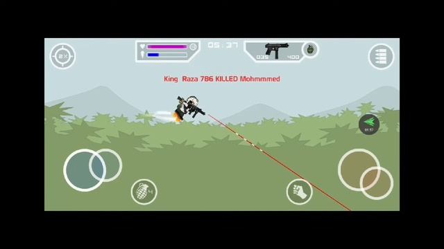 Играю в Doodle Army 2 : Mini Militia смотреть онлайн