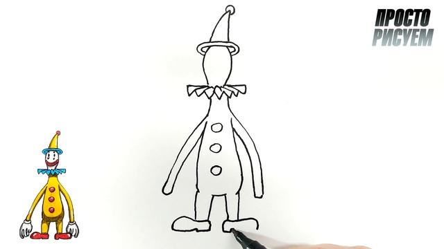 Как нарисовать Кауфмо из Удивительный цифровой цирк