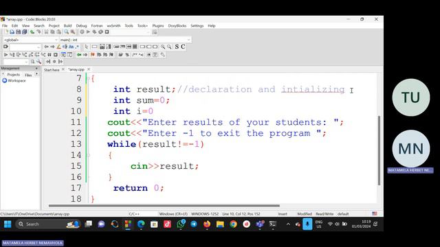 Are you doing COS1511 & COS1512 @ UNISA: While Loops! 📚👨💻 WhatsApp 0723373640 to Join the Class! смотреть онлайн