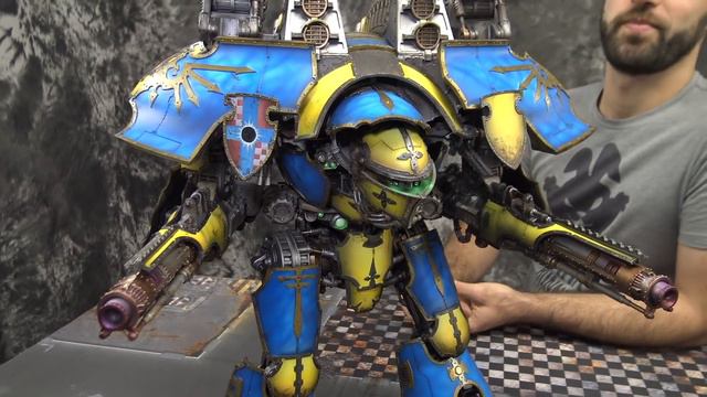 40k Scale Warlord Titan Forge World Painted Showcase Centerpiece смотреть онлайн