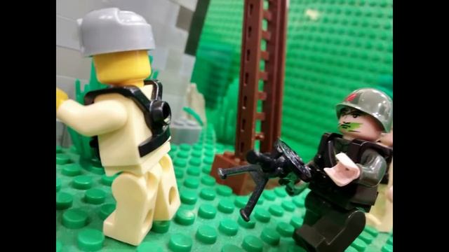 #LEGOWW2 Самоделка/,,Немцы в деревне,,