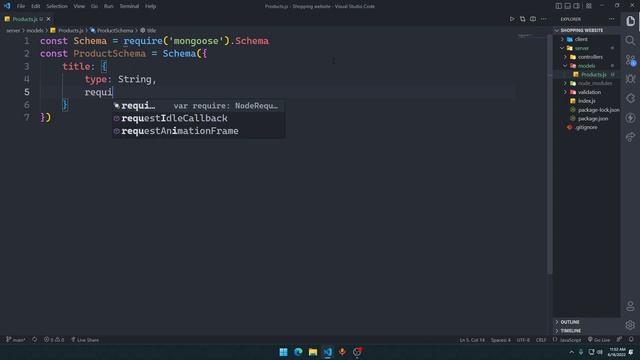 Ecommerce Website Tutorial with Node + Next JS | Setting Up Product Model | Part 8 смотреть онлайн