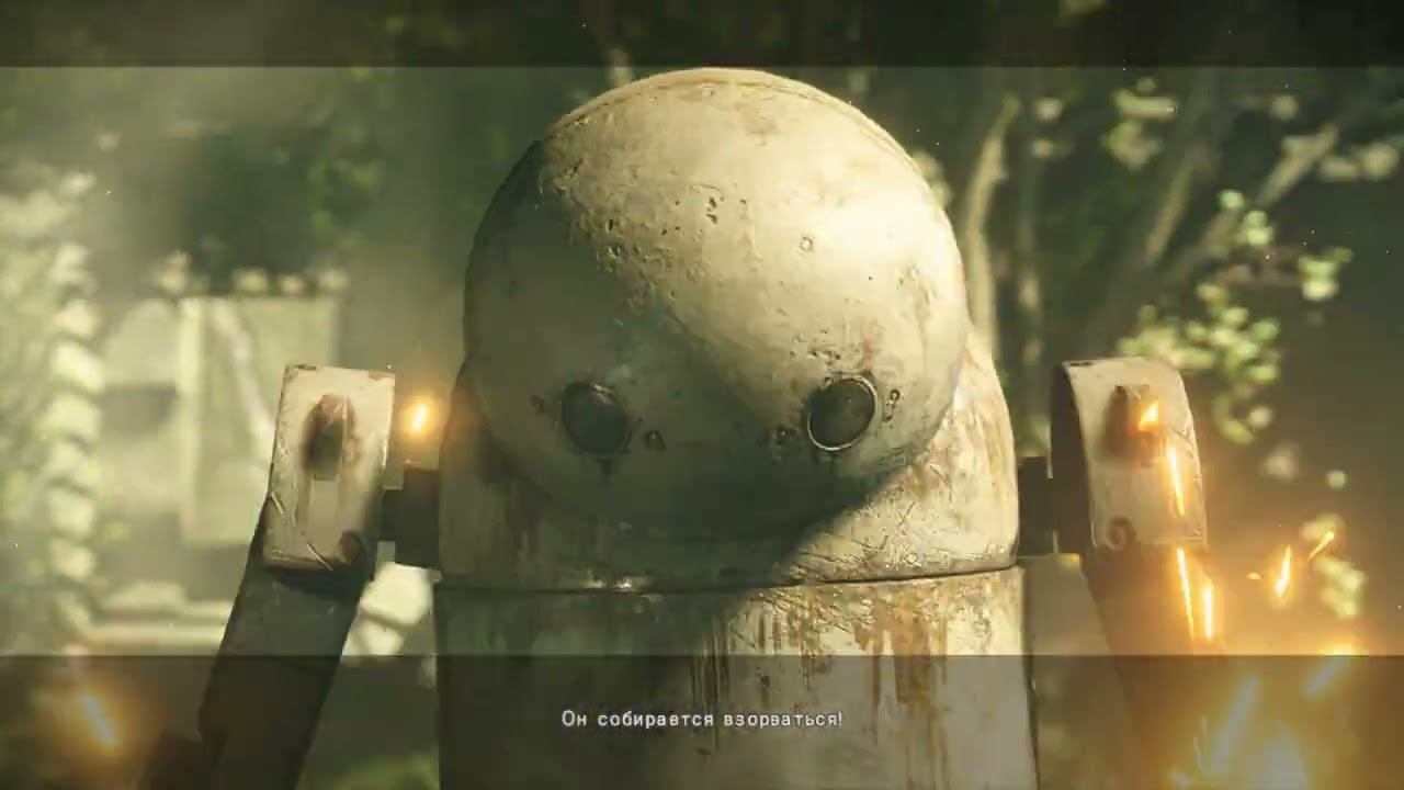 NieR: Automata [RUS, без комментариев]. Часть 10: Лесная зона.