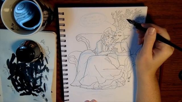 Drawing Characters Interacting & OC Story Time: Summer & Cordelia - Inktober/OC-tober Day #25 смотреть онлайн