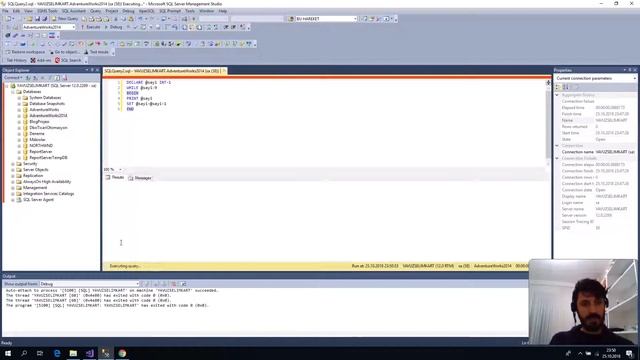 SQL Server'da Değişkenler ile While Kullanımı смотреть онлайн