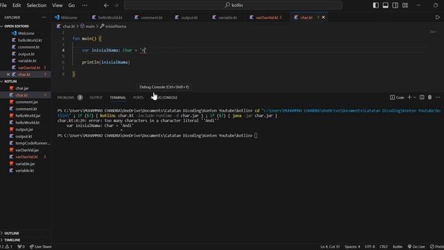 6. Belajar Kotlin | Char смотреть онлайн