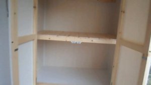 ШКАФ из ПВХ ПАНЕЛЕЙ на БАЛКОН!