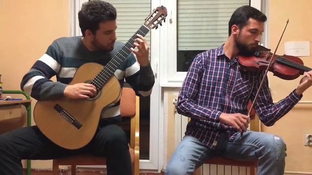 E. Granados: Danza espanola Nr.5 (Andaluza) played by Duo Pizzicato смотреть онлайн
