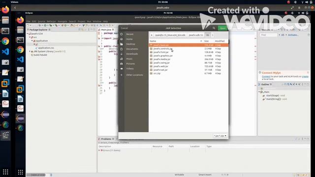 Configuring and using JavaFX in eclipse on Ubuntu смотреть онлайн