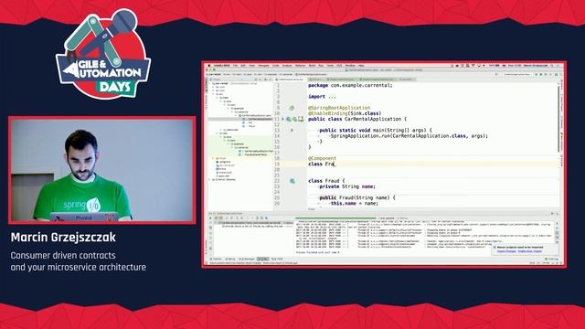 A&A Days 2017 - Marcin Grzejszczak "Consumer Driven Contracts & Your Microservice Architecture" смотреть онлайн